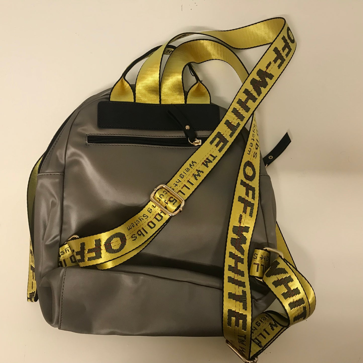 Off White Grey Rucksack