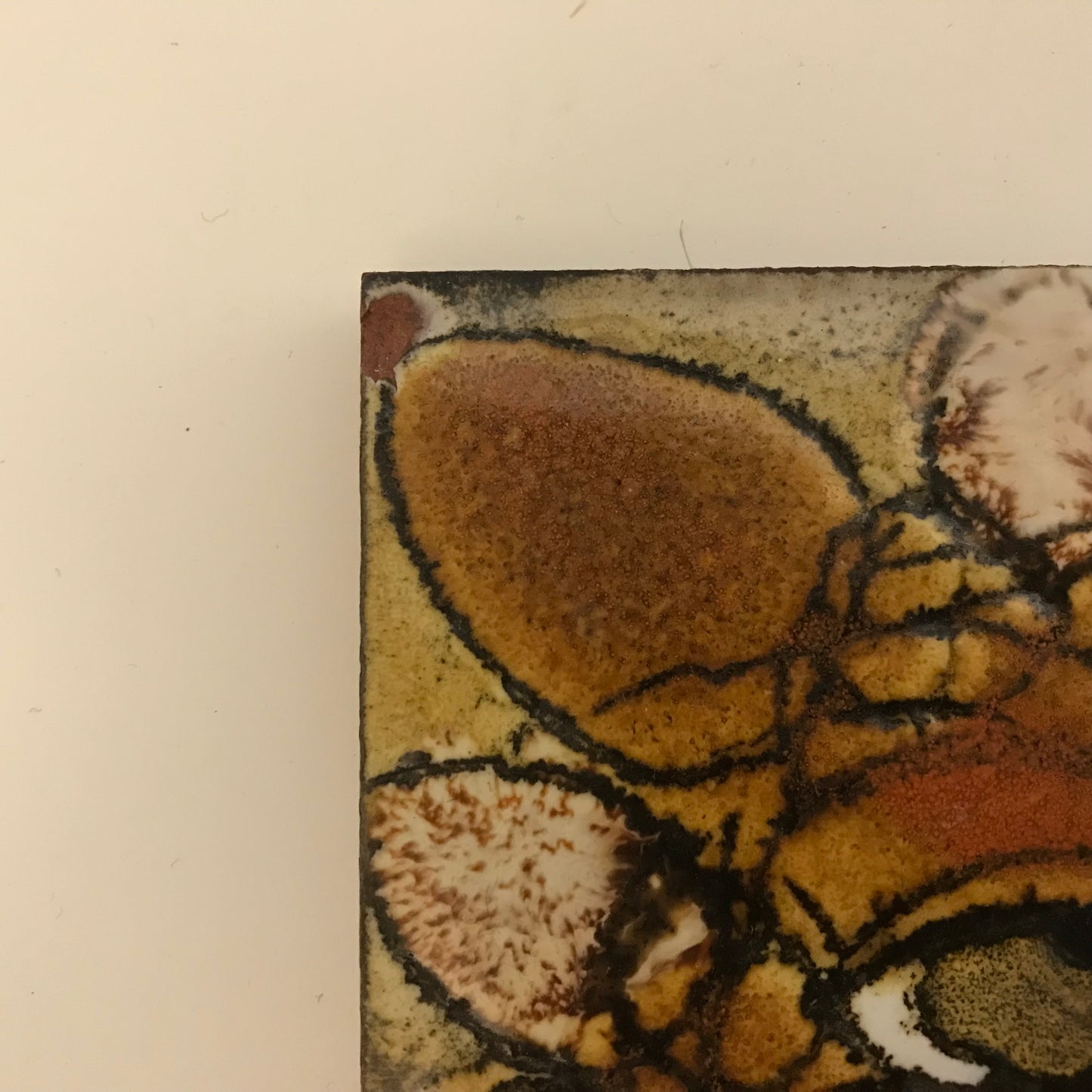 1960s Decorative Tile With Sun Motif (2)