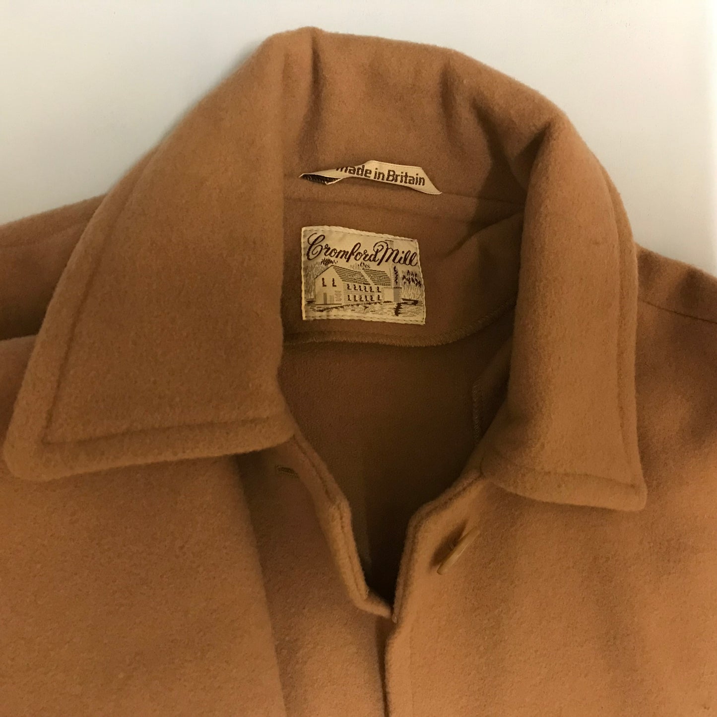 Cromford Mill Womens Camel Cape Size Large