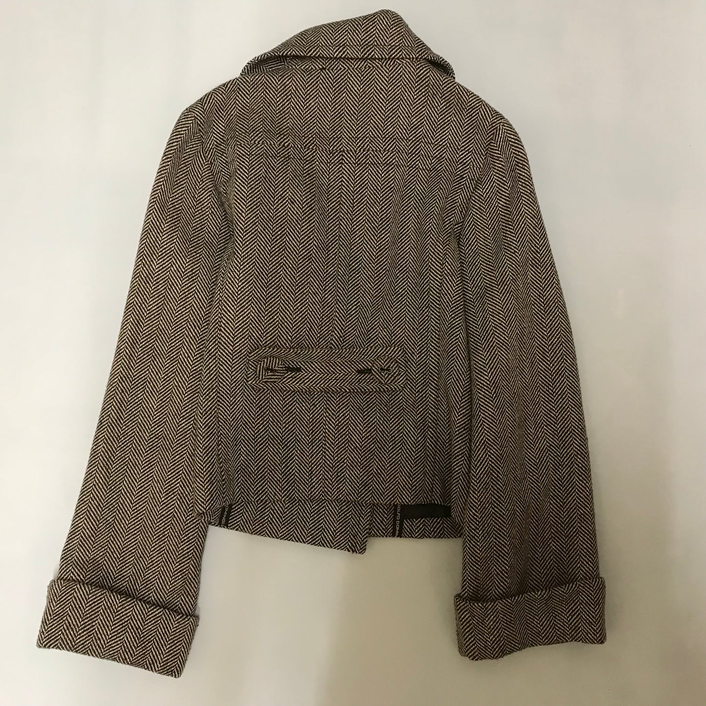 Adolfo Domínguez Womens Herringbone Jacket Size 44