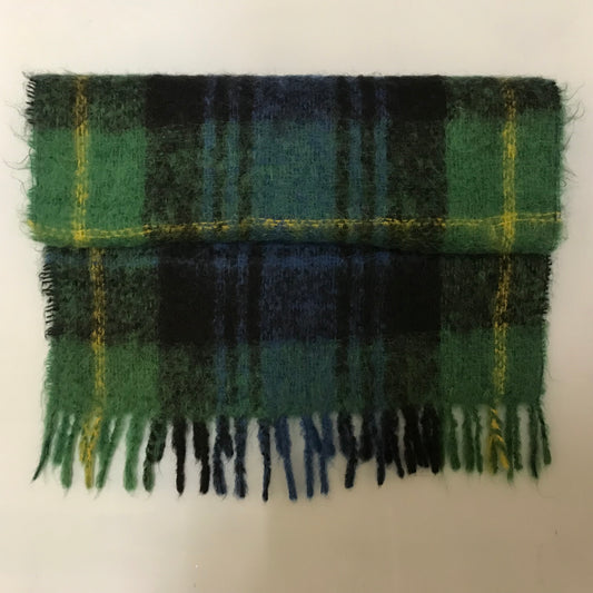 Pringle Green Plaid Scarf