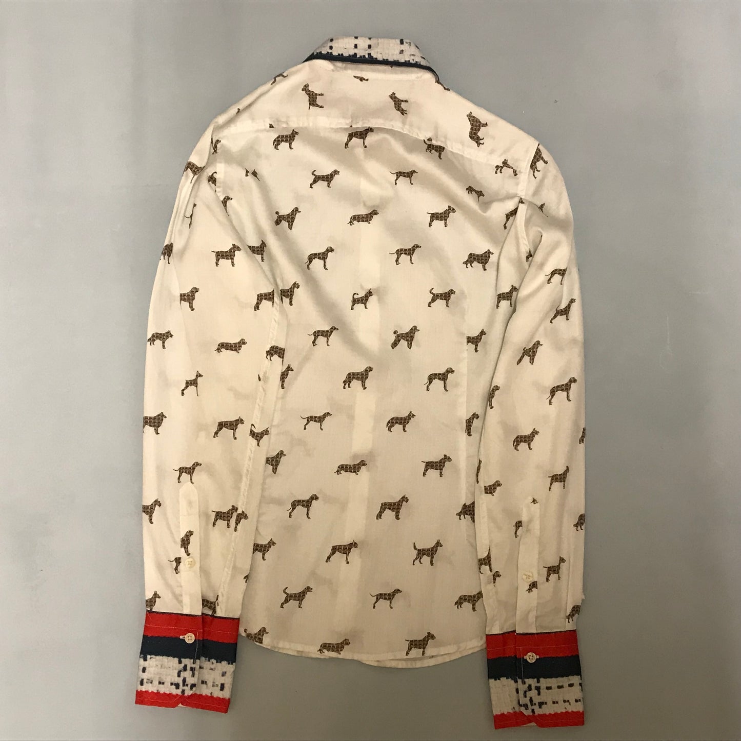 Vilagallo Womens Dog Print Shirt