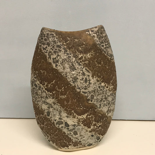 1980s Ceramic Stripe Vase