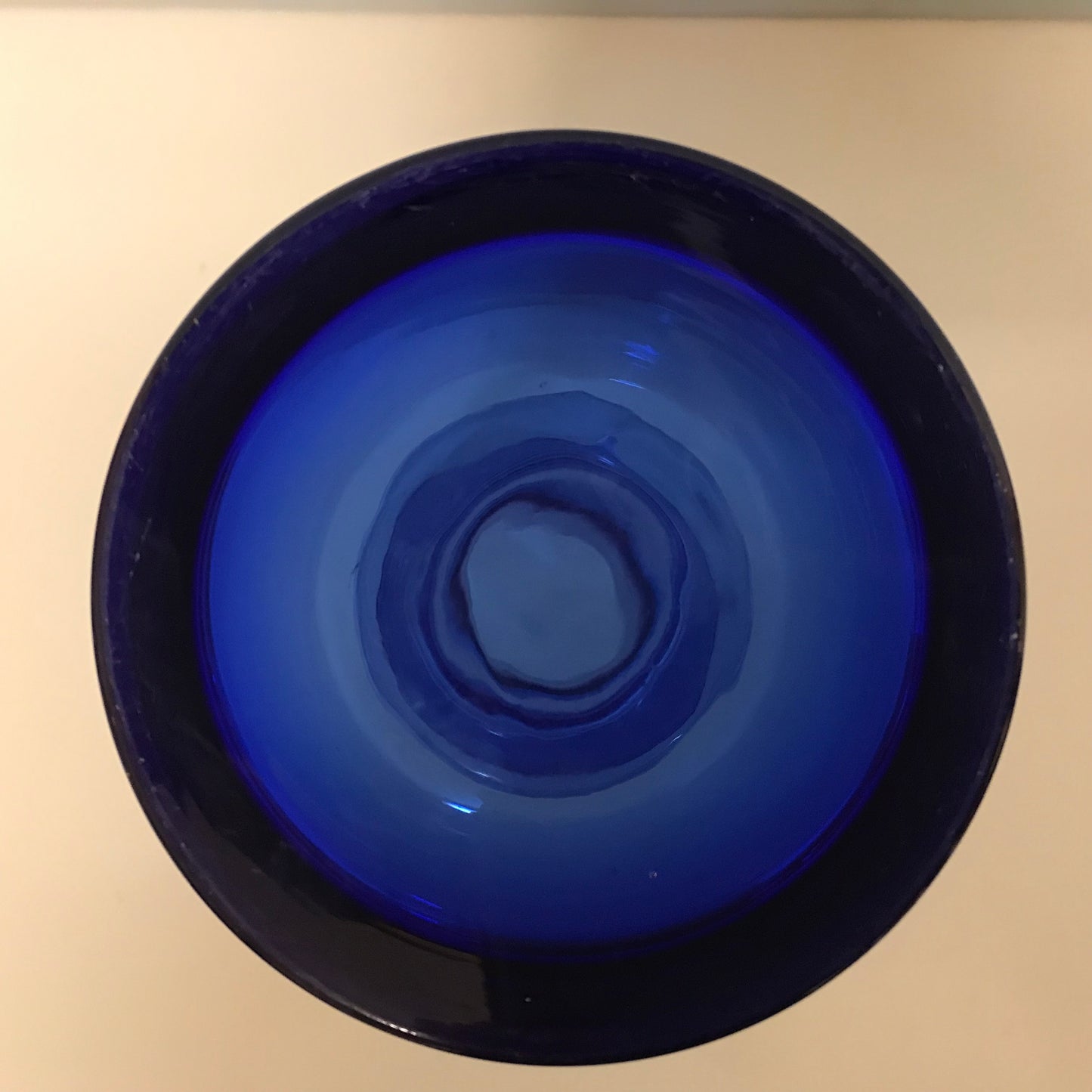 Riihimaki Blue Glass Vase